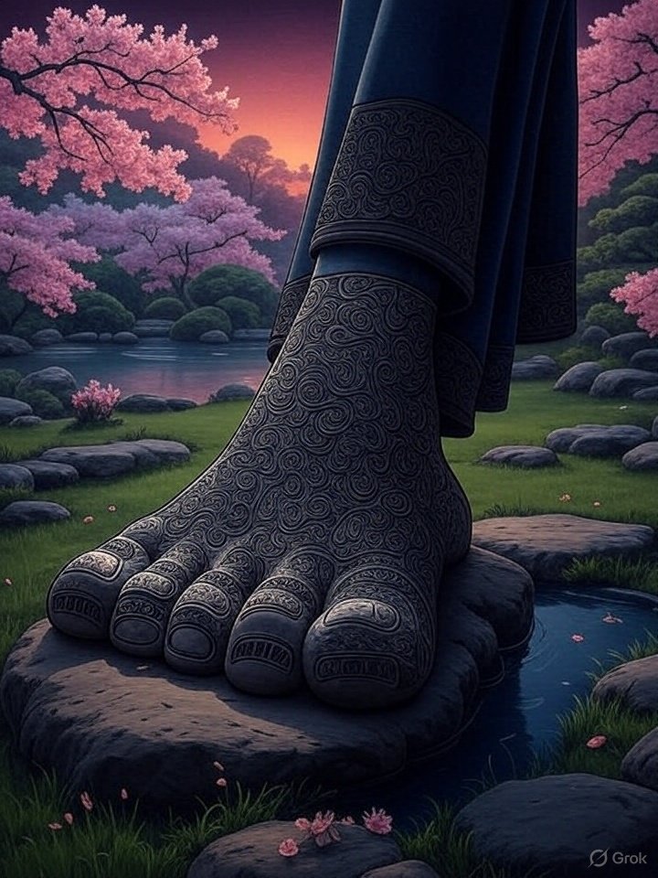 Ashiaraiyashiki giant foot