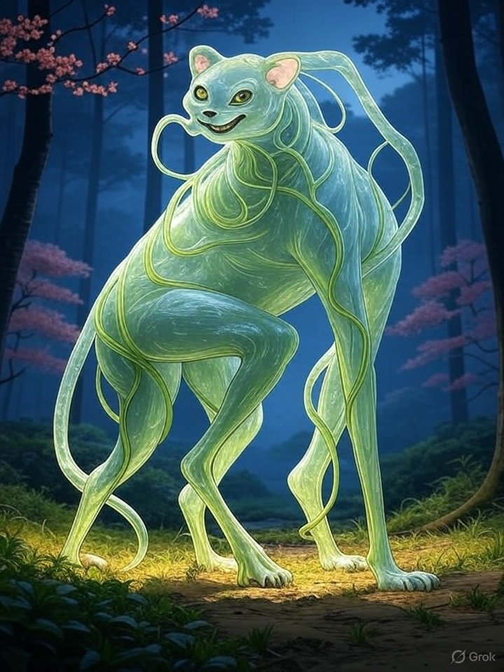 Ashimagari yokai entangling legs