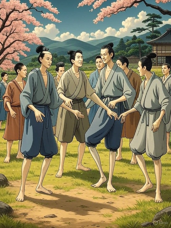 Ashinagatenaga duo illustration