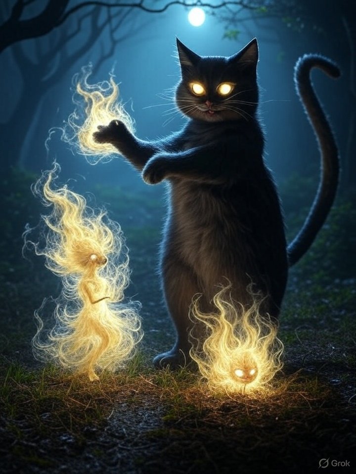 Bakeneko transformation art