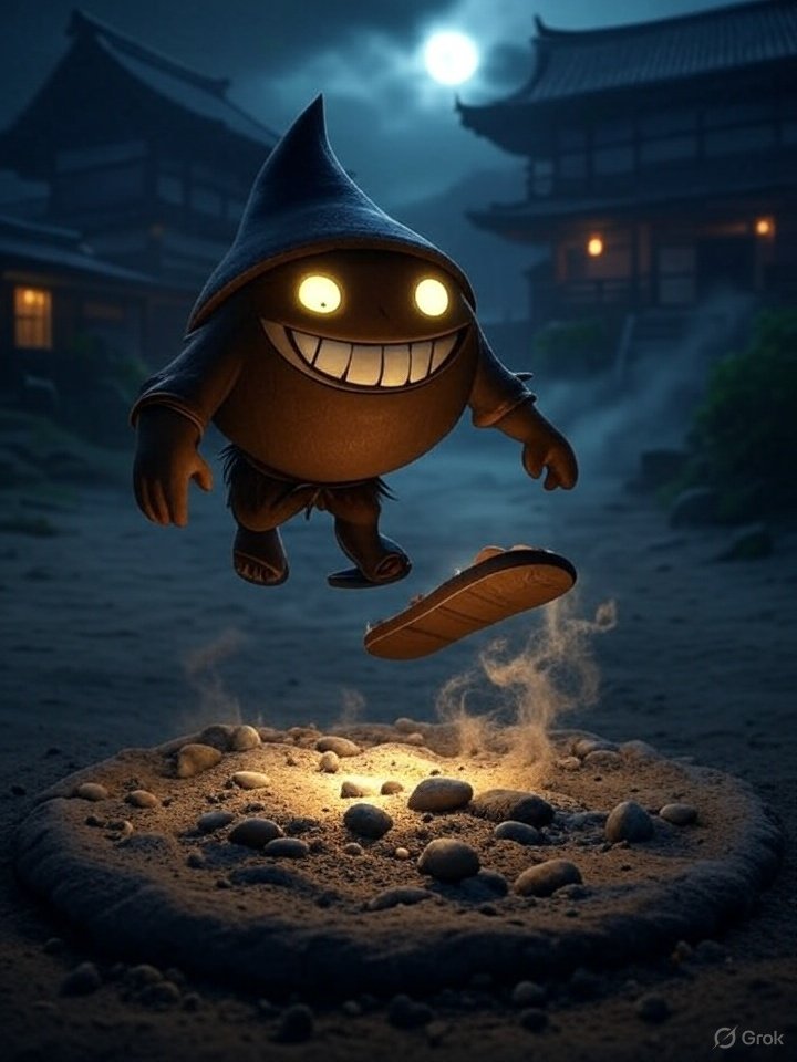 Haunted sandal creature