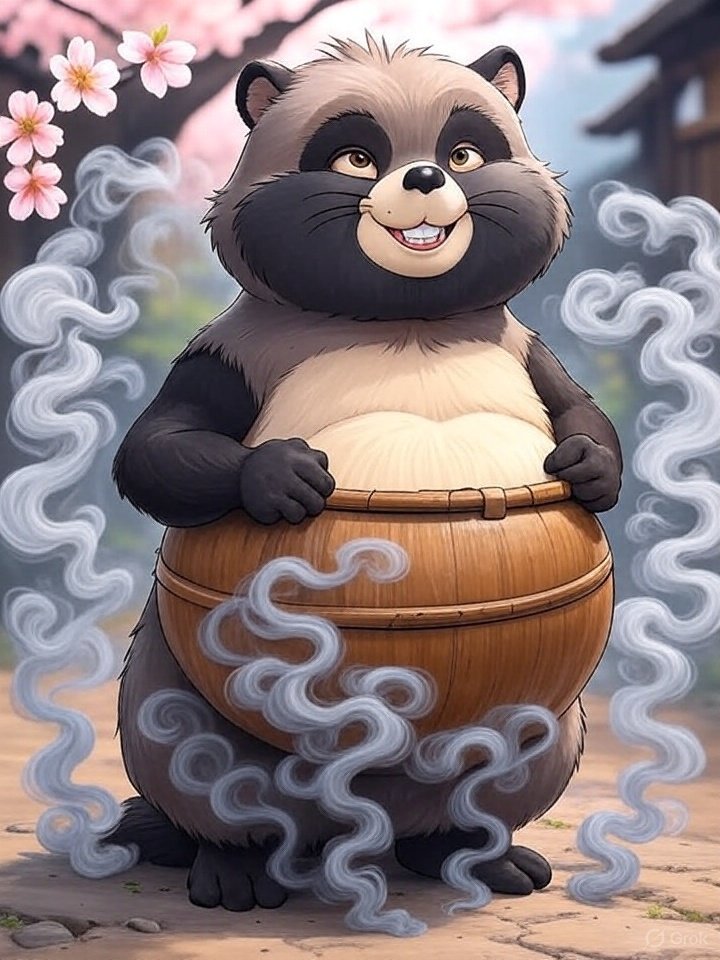 Bunbuku Chagama story art