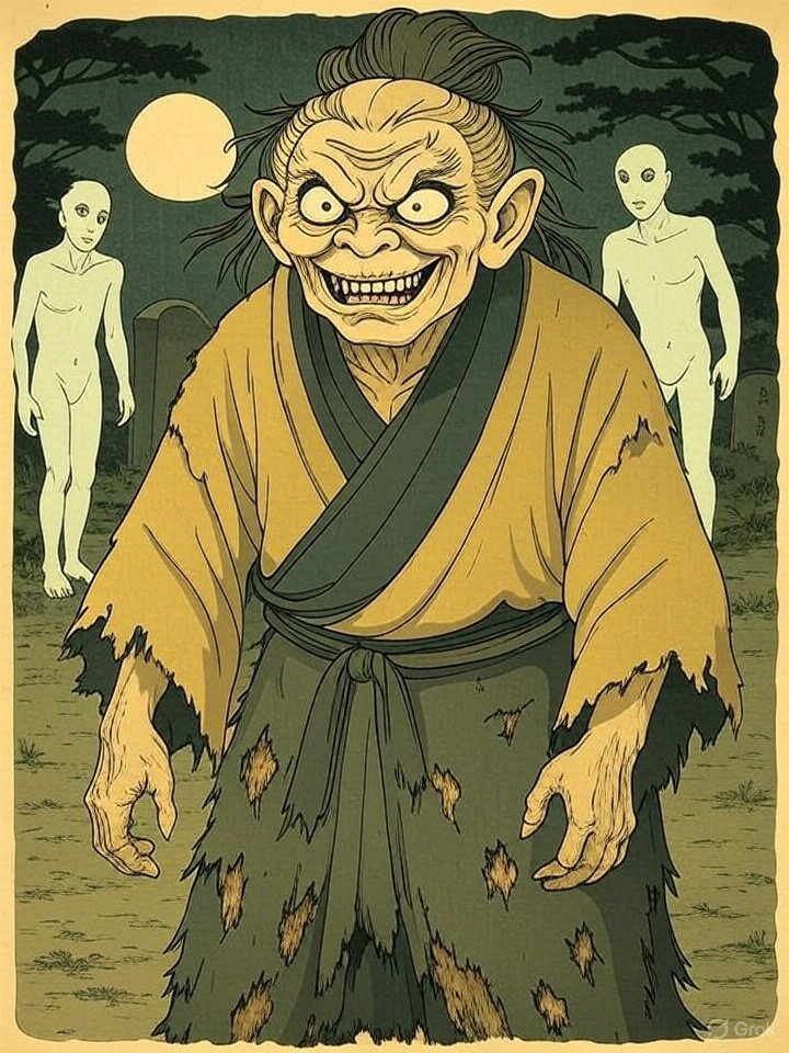 Datsue-ba judging the dead