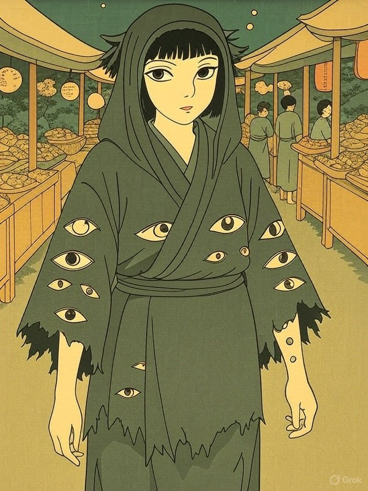 Ghostly woman yokai