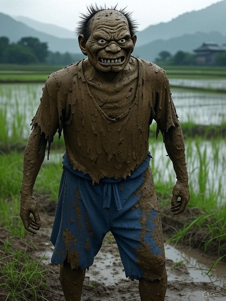 Muddy rice field ghost