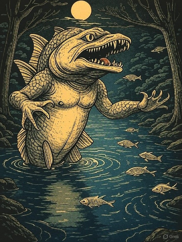 Fishermen’s yokai Gangi-kozō