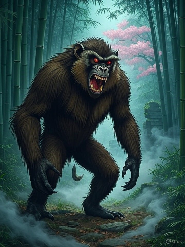 Ferocious yokai hihi