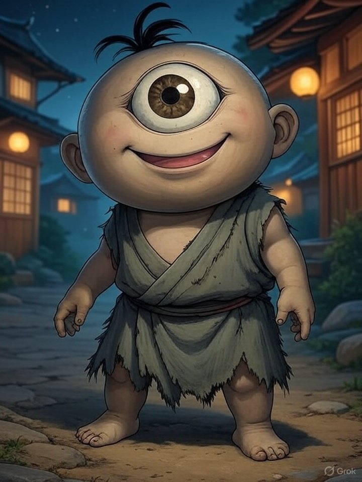 One-eyed child ghost