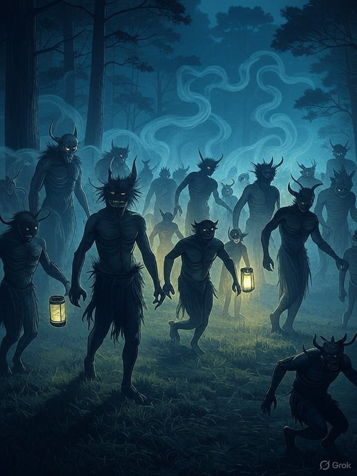 Hyakki Yakō scroll art