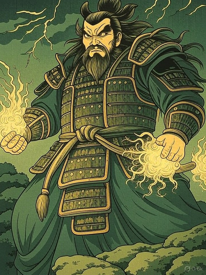 Ikazuchi-no-Kami shrine art