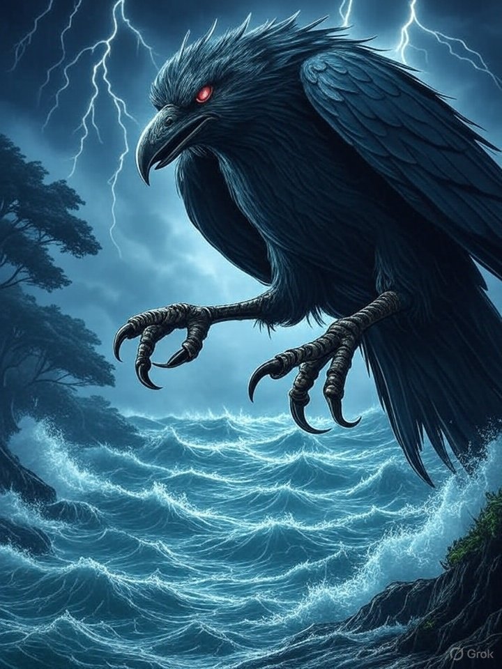 Itsumaden yokai flying