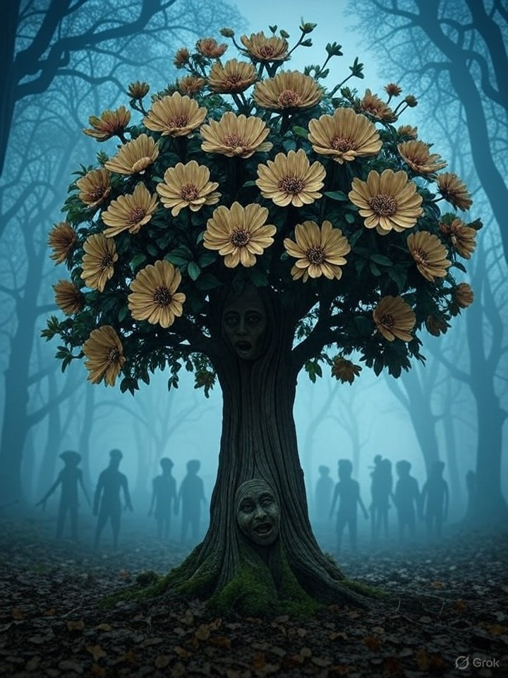 Jinmenju tree yokai