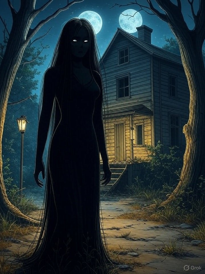 Haunted house shadow