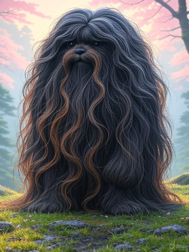 Keukegen yokai illustration