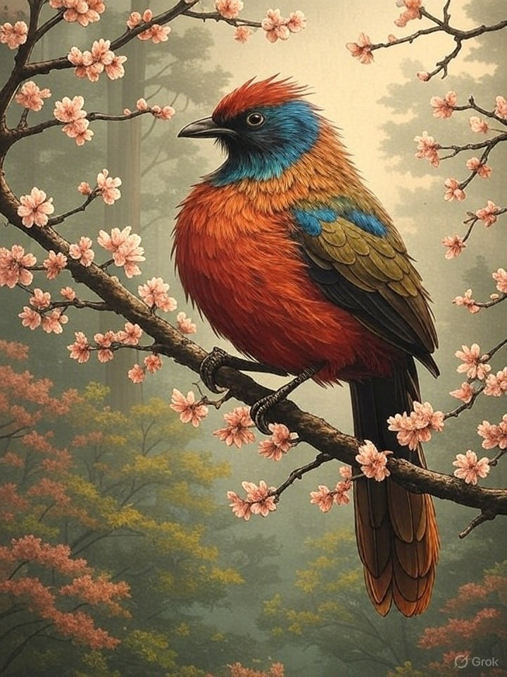 Kokakuchō bird spirit