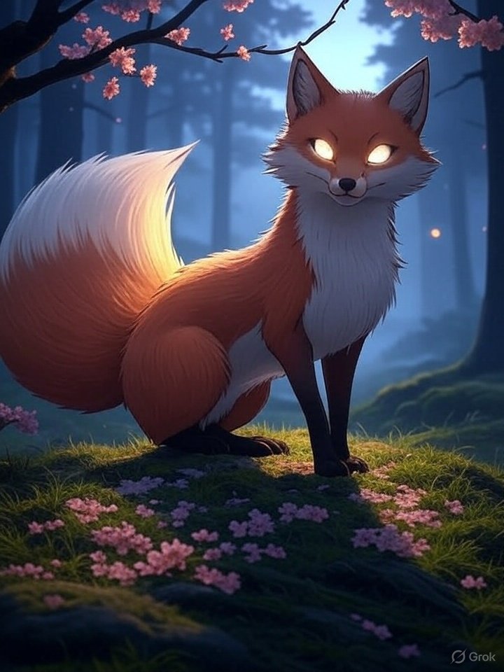 Magical fox familiar