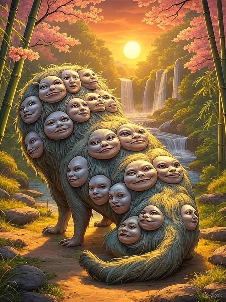 Tall yokai Miage-nyūdō