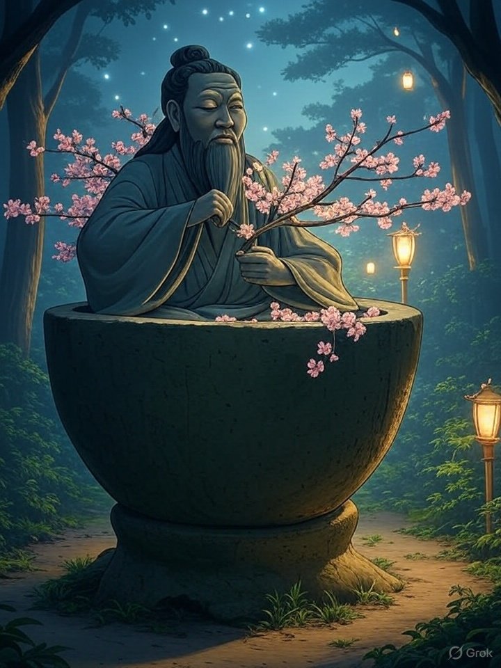 Haunted mortar yokai