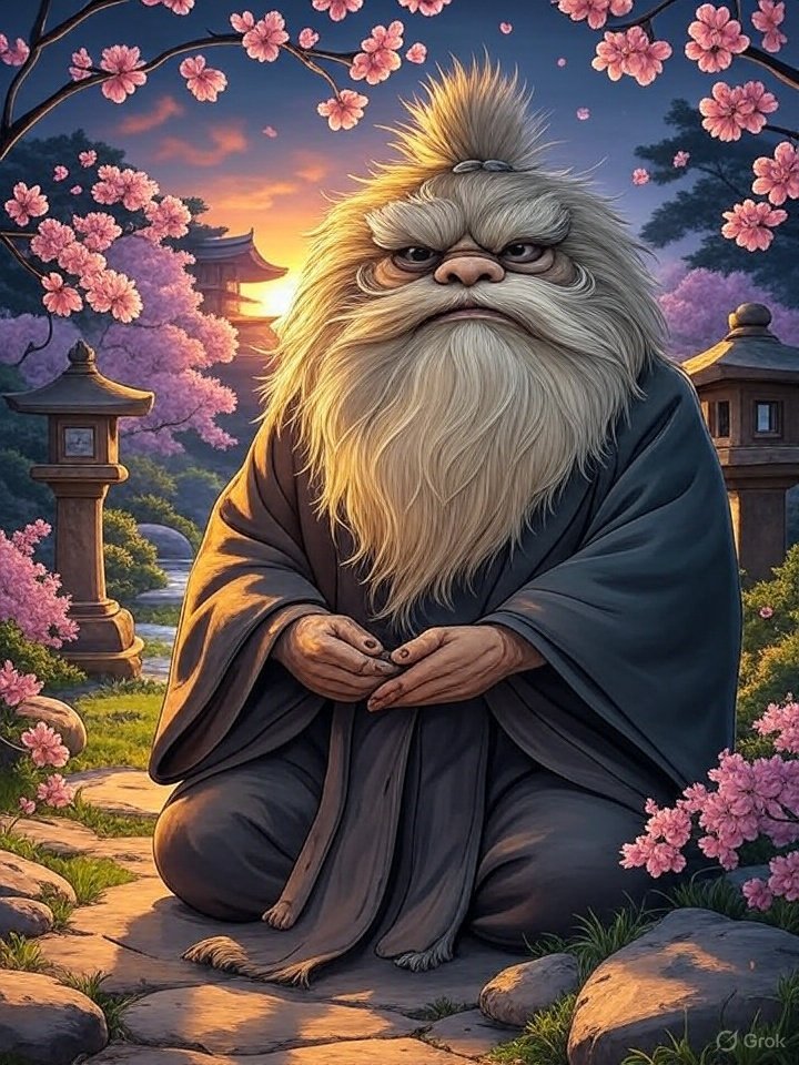 Hairy yokai Otoroshi