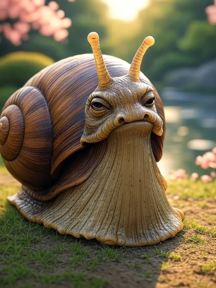 Yokai woman snail