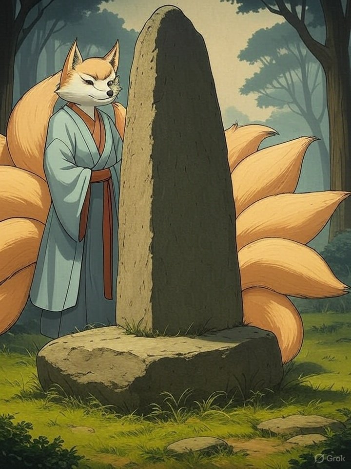 Sessho-seki cursed stone art