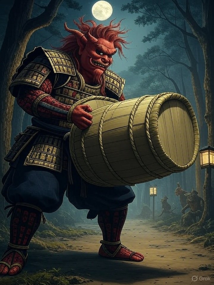 Shuten-dōji demon art