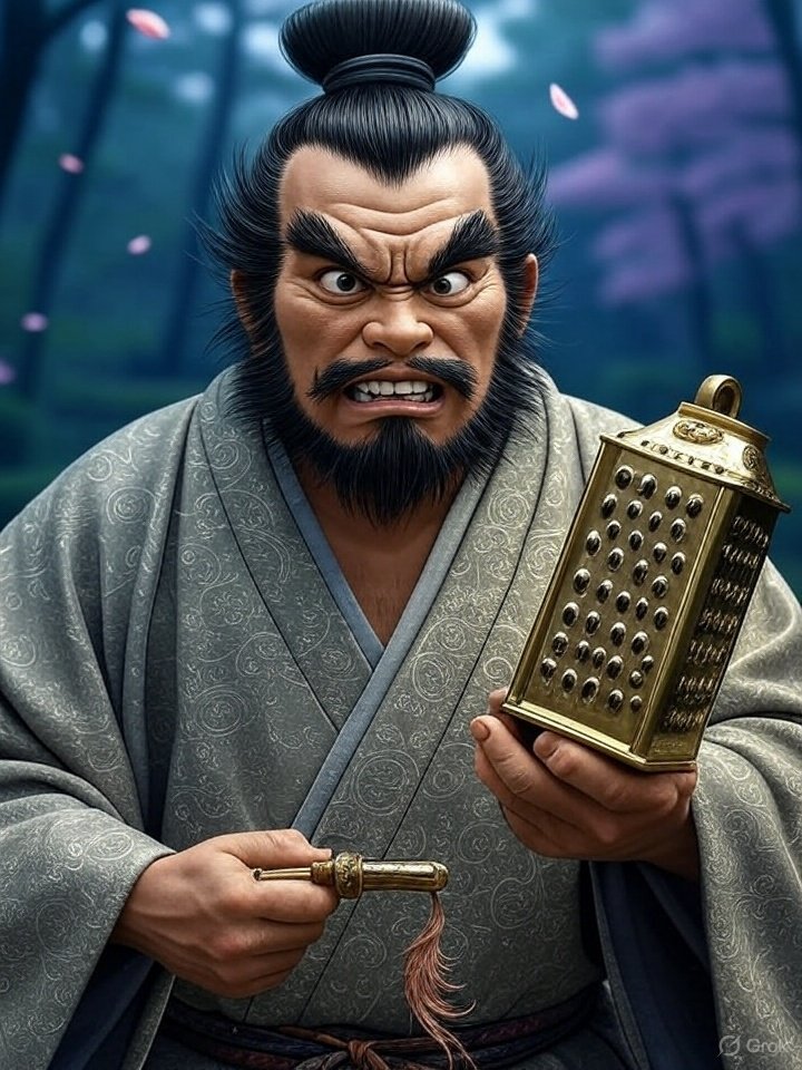 Radish grater spirit