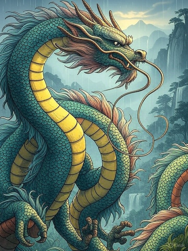 Japanese Buddhist dragon